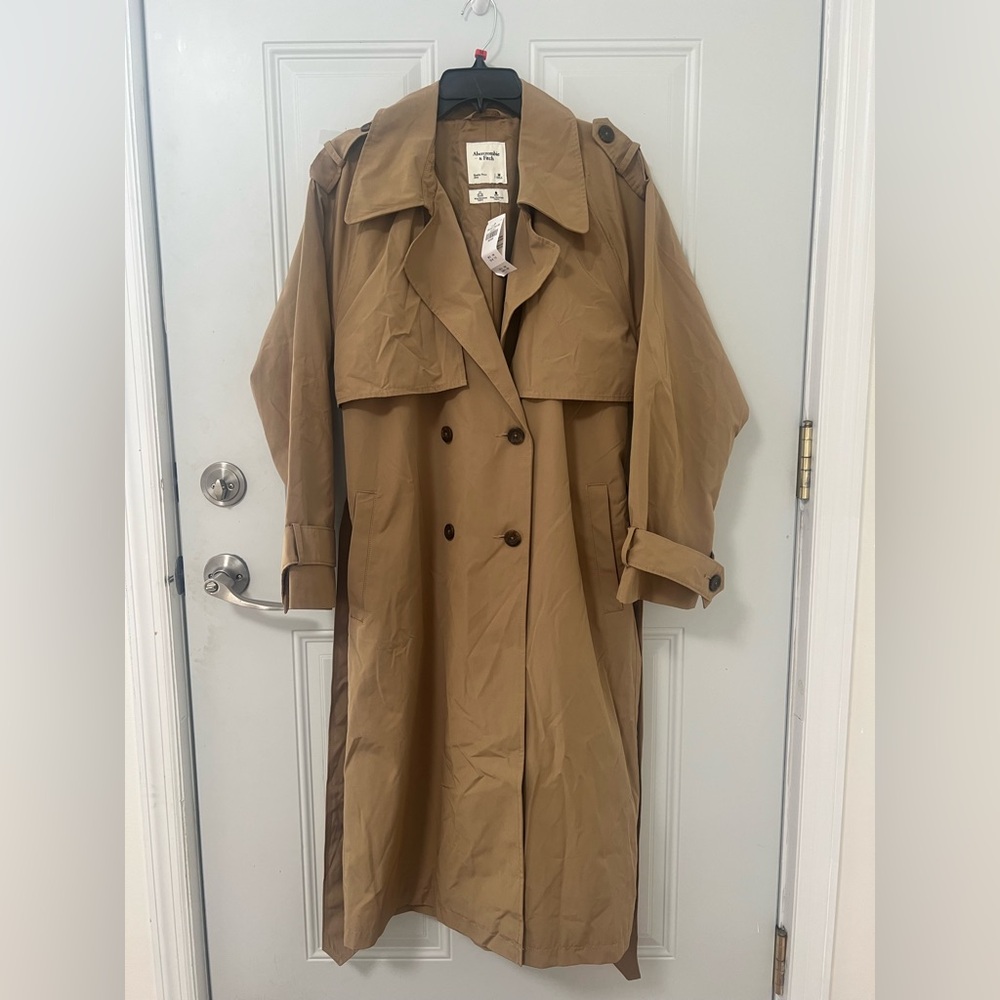 Abercrombie & Fitch Tan Trench Coat